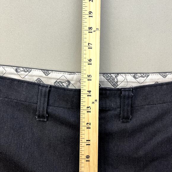 Vintage Ben Davis Pants Mens 48 Black Chino Straight Leg Gorilla Logo Workwear - Picture 13 of 14